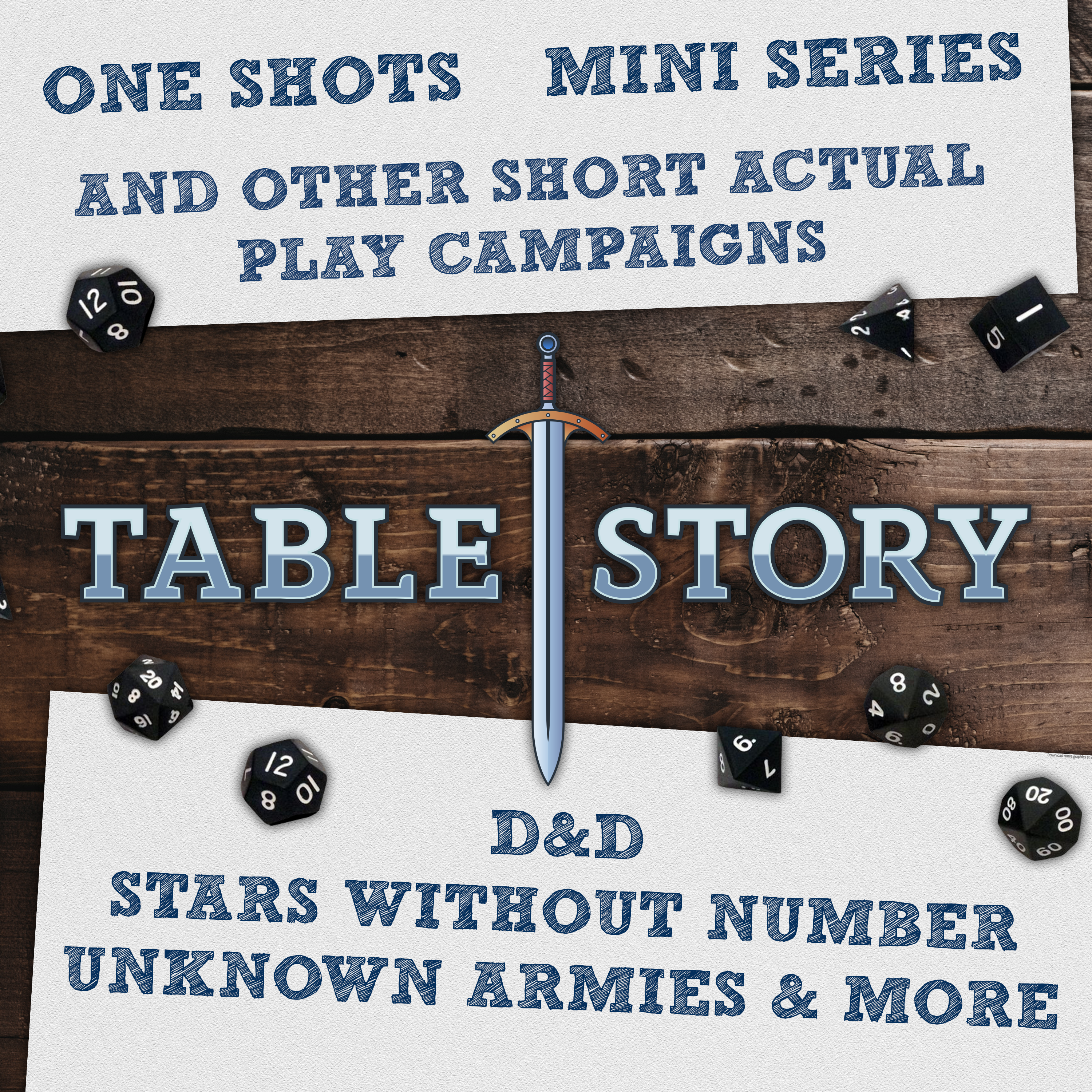 Tablestory Specials -  One Shots, Mini-Series, & Other Short Actual Play TTRPGs